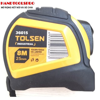 36015 thước cuộn tự động 8m công nghiệp tolsen
