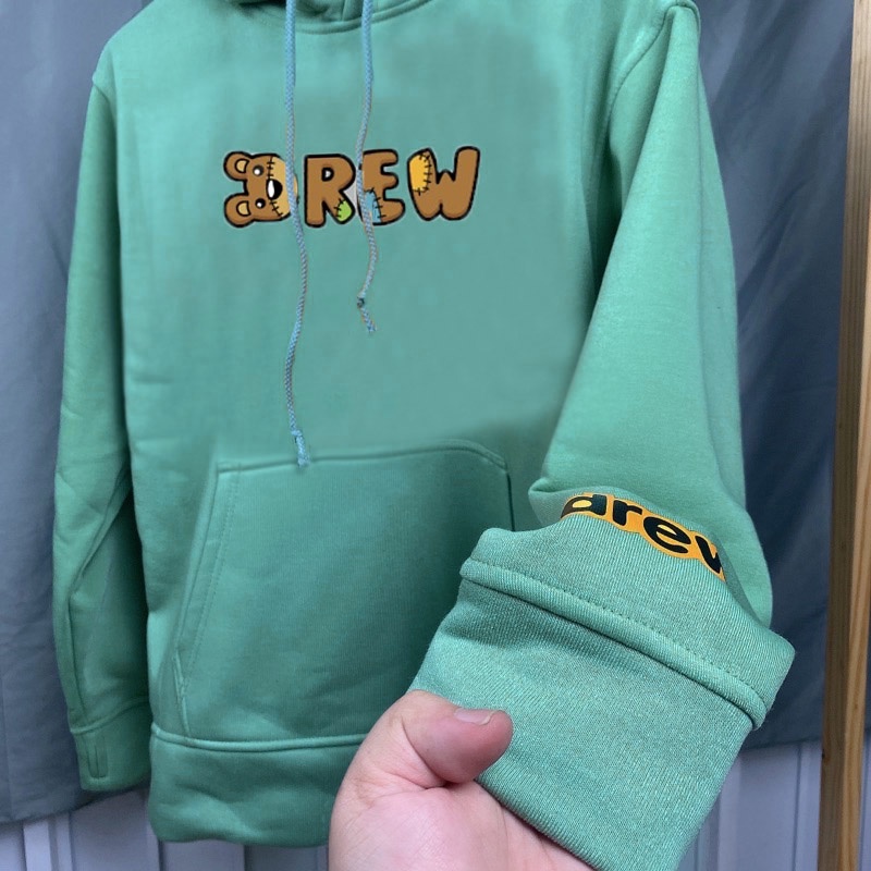 (Đu Trend) Áo Hoodie DREW xanh Đậu Unisex Nam Nữ thu đông nỉ bông mịn dày mới | BigBuy360 - bigbuy360.vn
