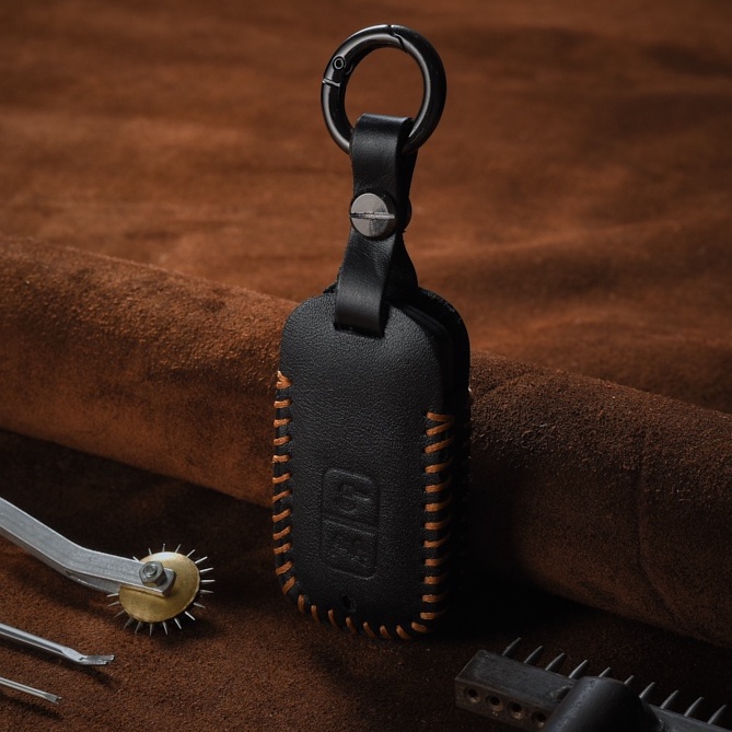 Bao Da Chìa Khóa Honda Air blade / lead/ vision/ vario dạng hộp da bò