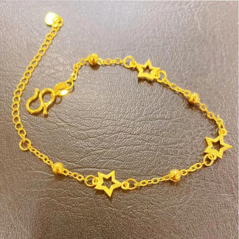 Vòng Tay Chuỗi Hạt Hình Ngôi Sao Tự Xỏ