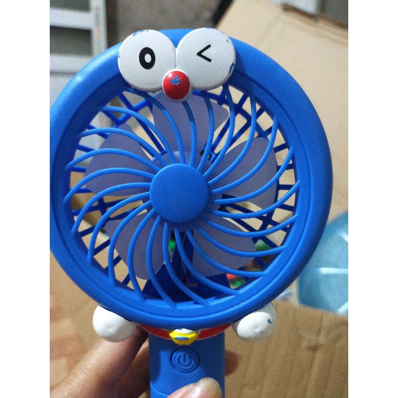 Xả kho Quạt Tích Điện Cầm Tay Hình Doraemon - Hello K cóitty  nhiều mẫu cực xinh | Quạt Sạc Tích Điện Mini