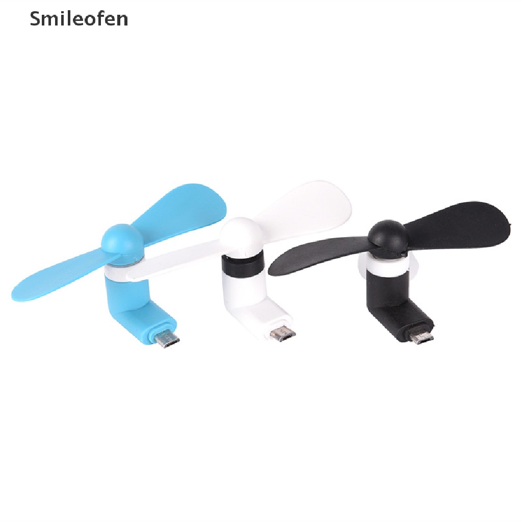 Quạt Điện Mini Làm Mát 2 Trong 1 Cho Điện Thoại Android Samsung