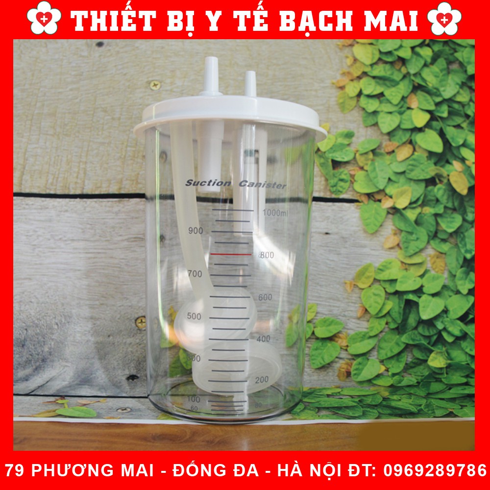 Bình Hút Đựng Dịch 1000ml Cho Các Loại Máy Hút Dịch