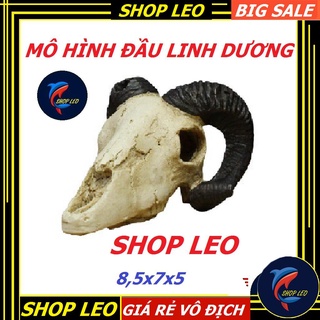 Đầu linh dương - trang trí bể cá cảnh- trang trí hồ cá - thủy sinh