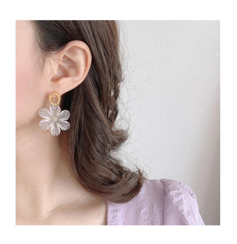 Bông Tai Mặt Hình Hoa Thời Trang 2023 Cho Nữ