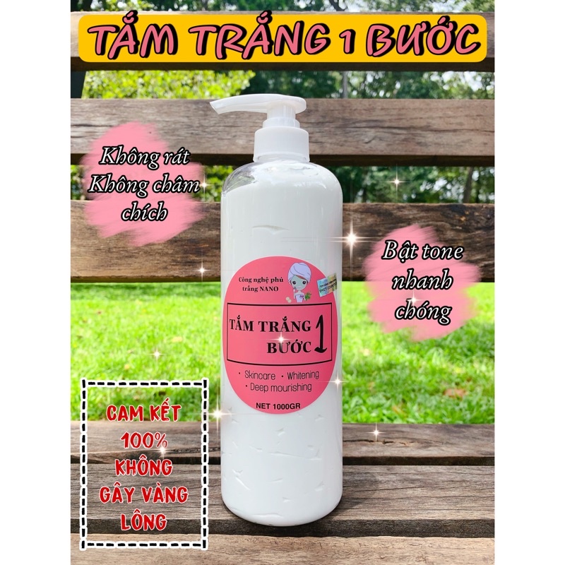 TẮM TRẮNG BODY 1 BƯỚC - Công nghệ phủ trắng Nano