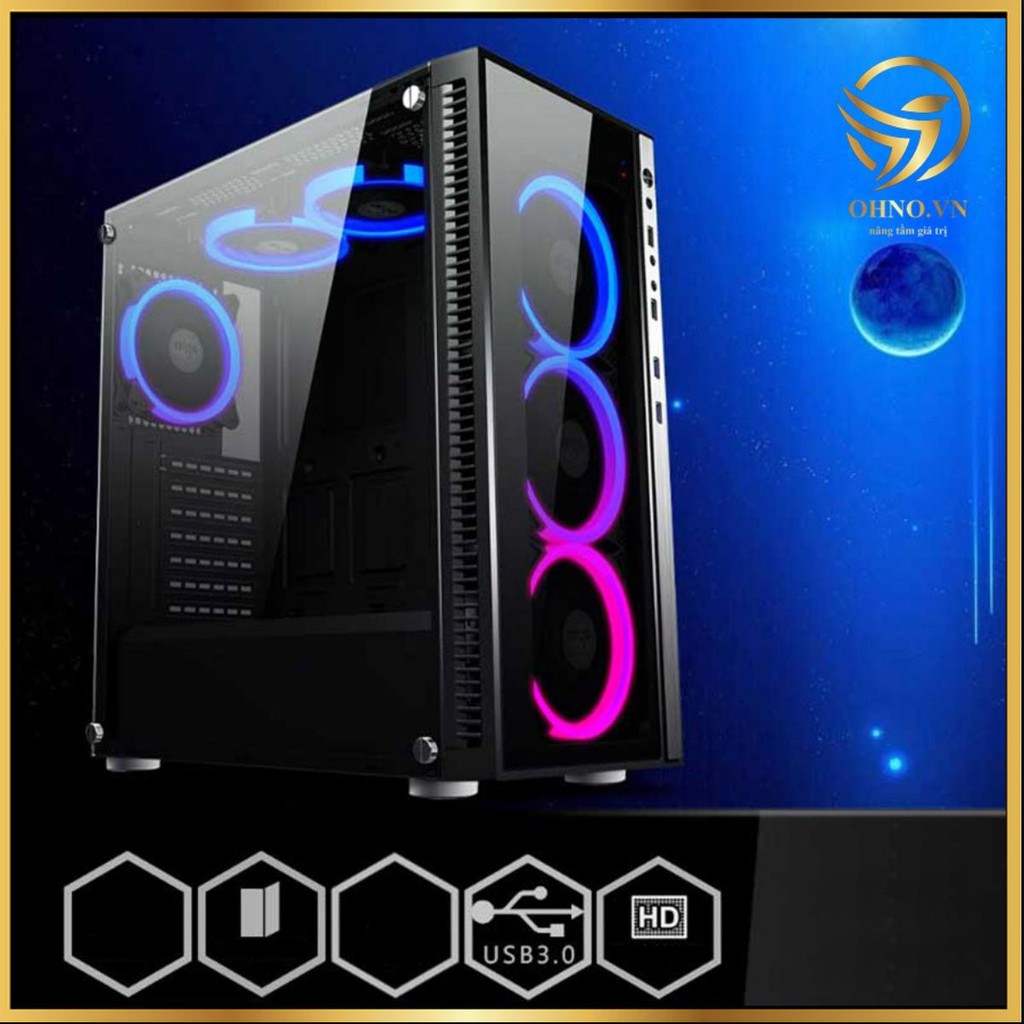 Thùng Vỏ Máy Tính Case Gaming VSP B15 Case PC Máy Tính Mặt Hông Trong ...