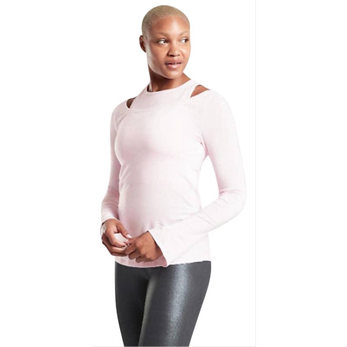 Áo thun tay dài Athleta phối tank