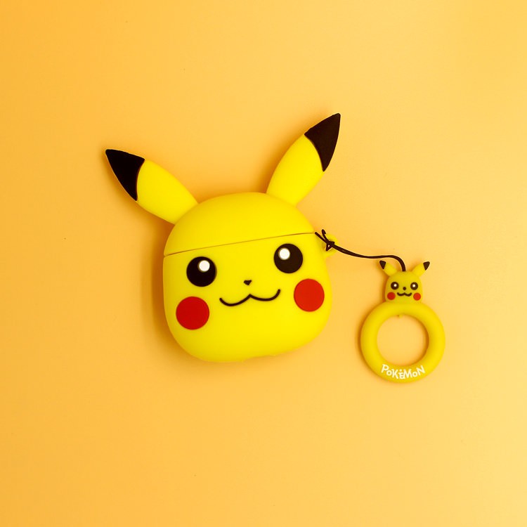 Case Airpod Bảo Vệ Tai Nghe Hình PIKACHU  Phù Hợp Với Airpods 1-2 Siêu Cute Dễ Thương