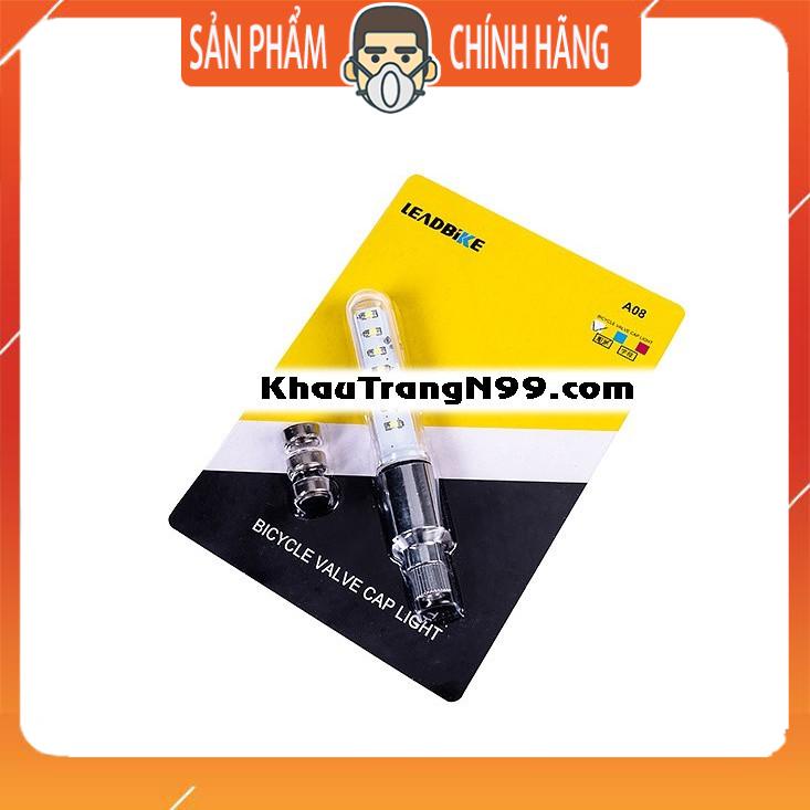 Đèn led phát sáng gắn van xe đạp xe máy nhiều màu làm đẹp xe
