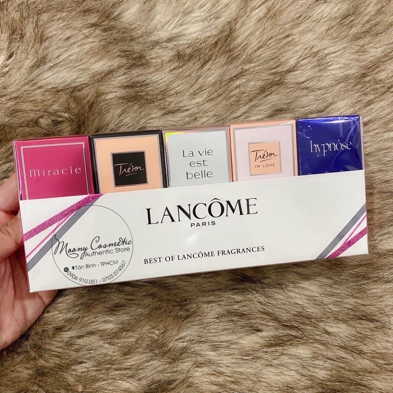 Tách set nước hoa Lancome nữ 5 mùi cực hot của hãng