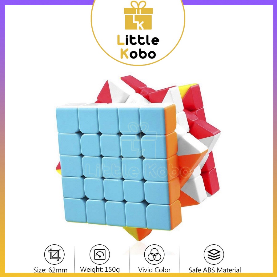 Rubik 5x5 QiYi QiZheng S Rubic 5 Tầng Khối Lập Phương Rubik Stickerless Không Viền