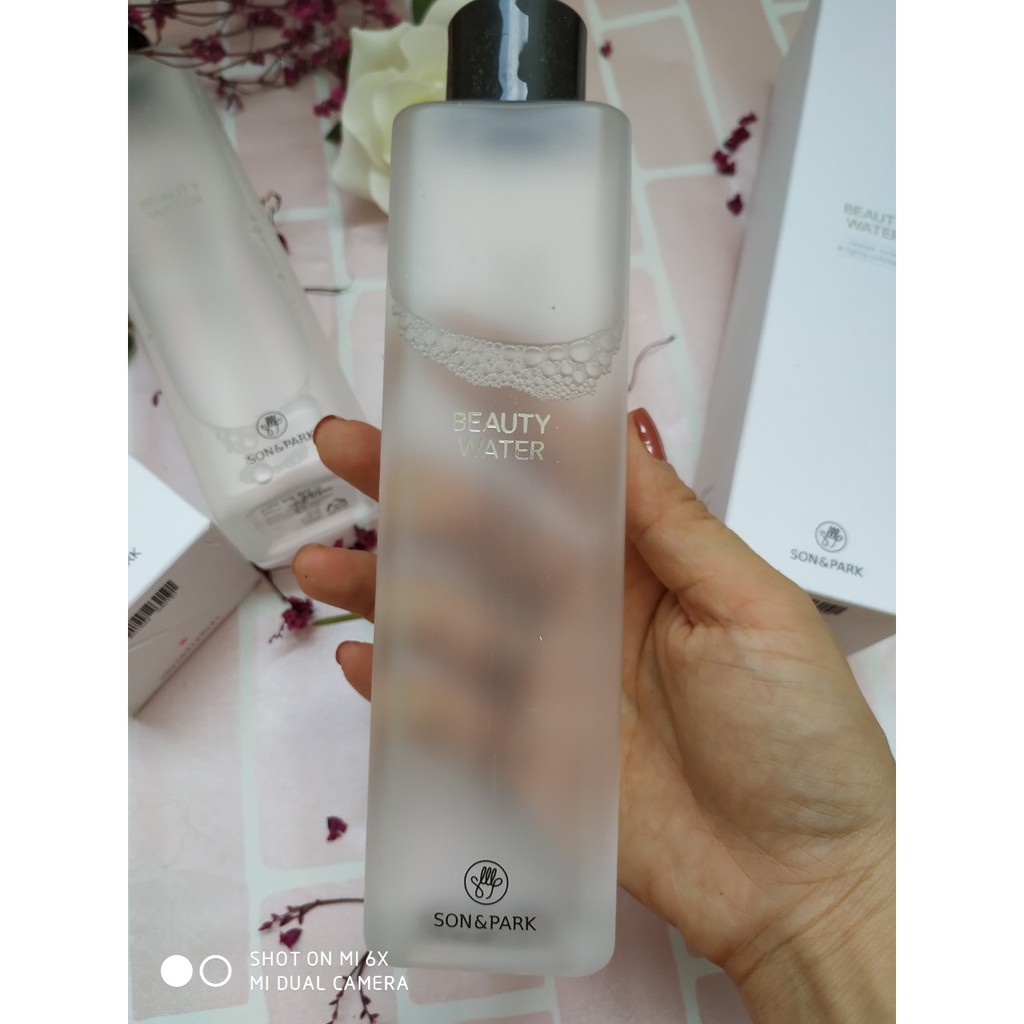 (Aut) Nước hoa hồng kiêm tẩy trang, làm sạch da Son & Park Beauty Water