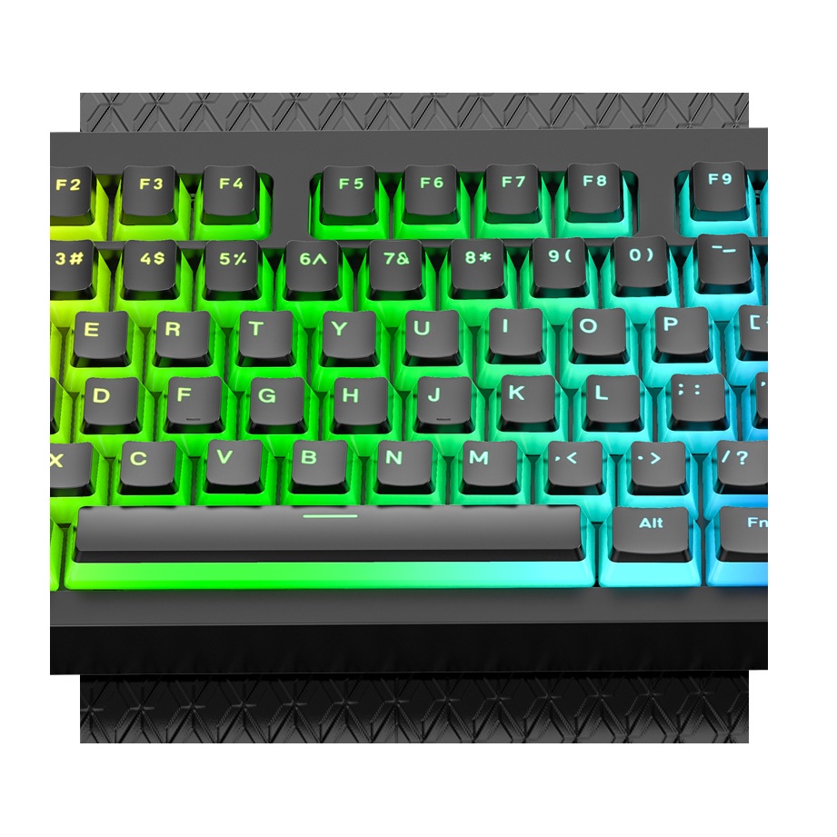 Keycap PBT pudding nút bàn phím cơ xuyên led nhiều màu phù hợp các loại bàn phím phổ thông, Corsair, Razer...