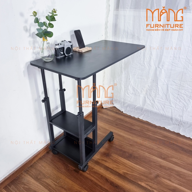 Bàn làm việc trên giường kiểu mới, nâng hạ chiều cao thông minh mẫu blv23