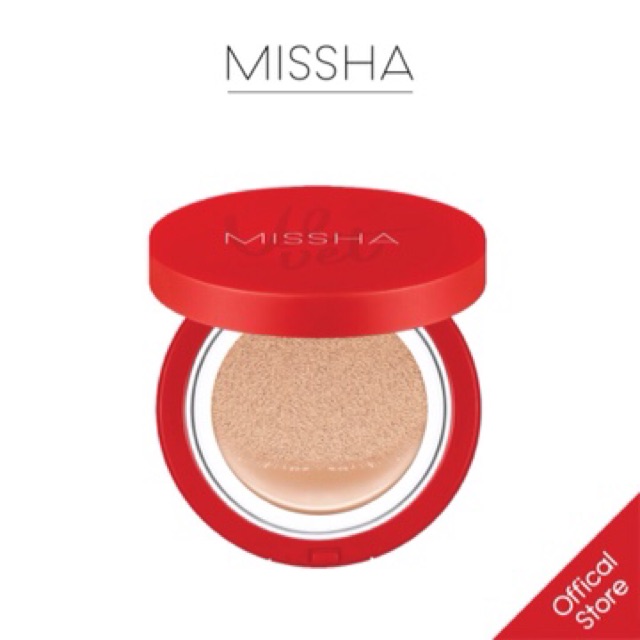 [chính hãng]phấn nước Missha Velvet Finish(mỏng, mịn, che phủ cao)