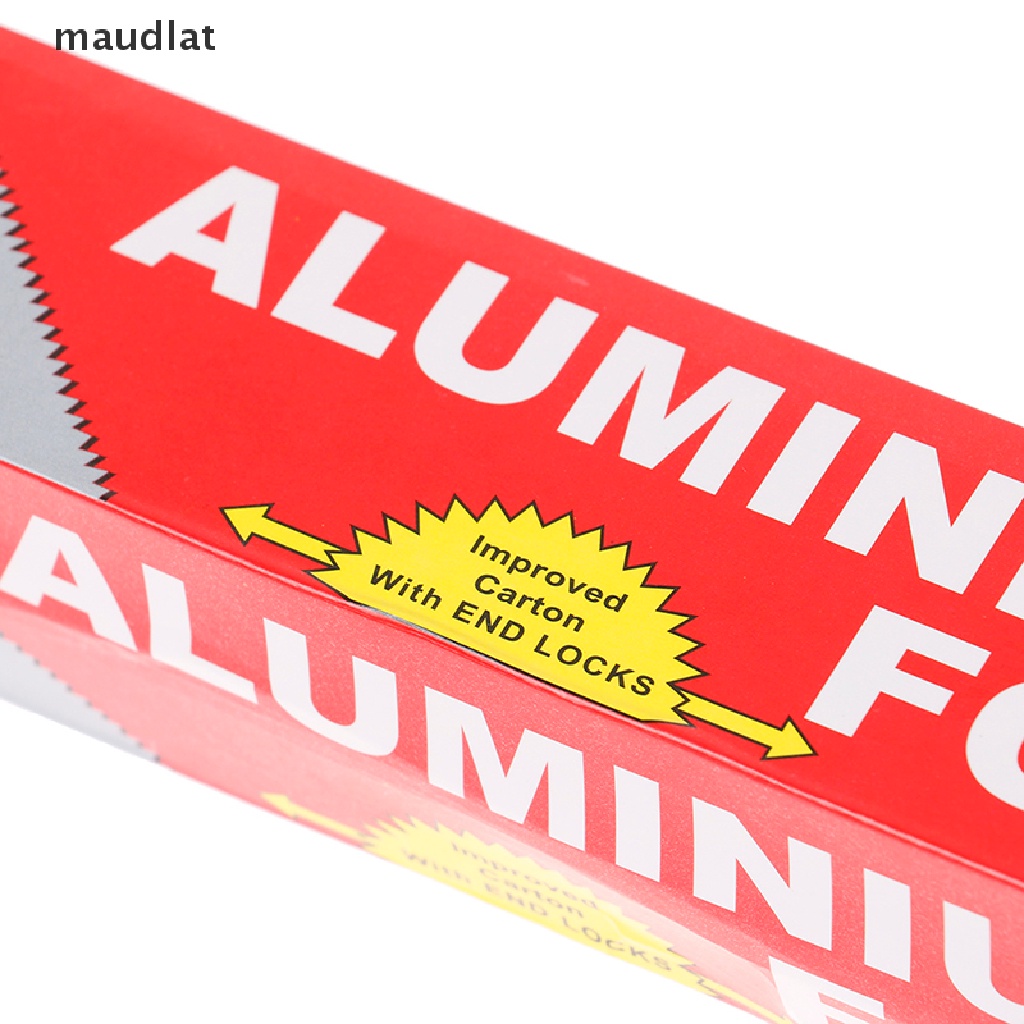 MAUD 3/510M Wrap Aluminum Metal Tin Foil Paper Food Pack Cook Baking Barbecue Storin .