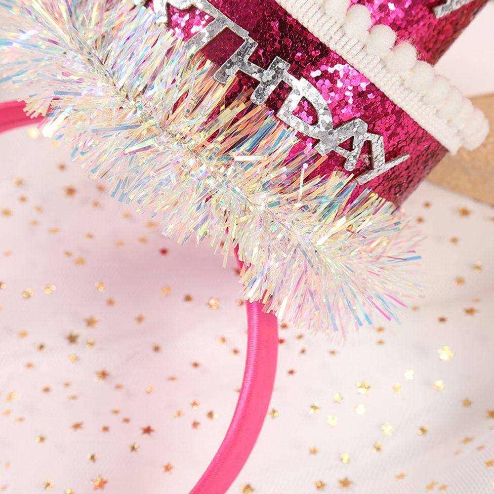 Băng Đô Cài Tóc Bằng Nhựa Hình Bánh Sinh Nhật Thời Trang Hàn Quốc