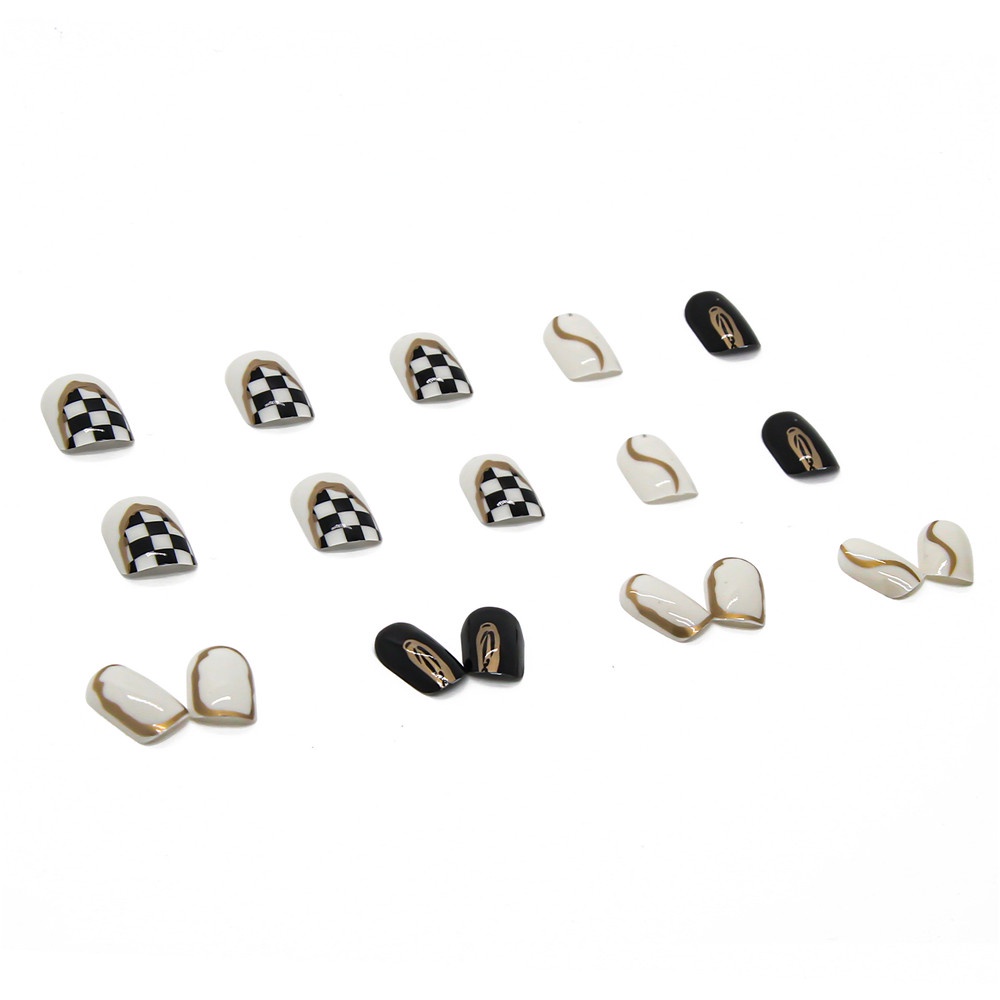 Móng Tay Giả Thời Trang Kiểu Pháp Có Thể Tháo Rời