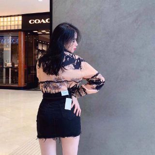 Quần váy Jean thun body (có cận vải)