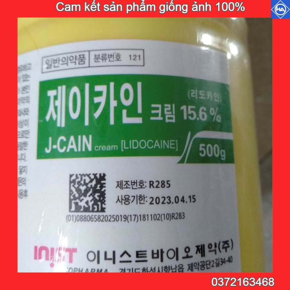 Kem Jcain Korea Dùng Lăn Phi Kim Phun Xăm Tiêm Cấy Wax Lông