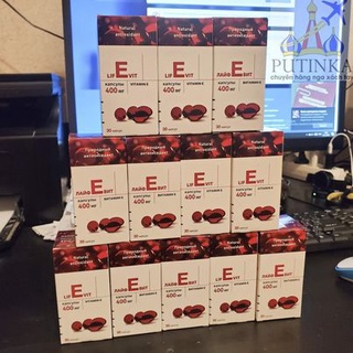 [Tặng Quà Xinh] Vitamin E đỏ Nga 400mg chuẩn AUTH đẹp da