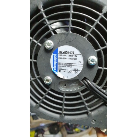 Quạt 12cm x 12cm x 3.8cm 220V 18w ~19w EBM chính hãng