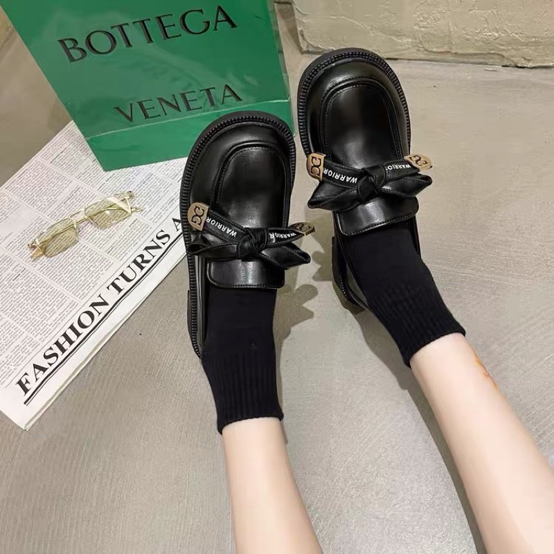 [Ảnh thật]Giày Boot Nữ Cổ Thấp Bánh Bèo Phong Cách Hàn Quốc
