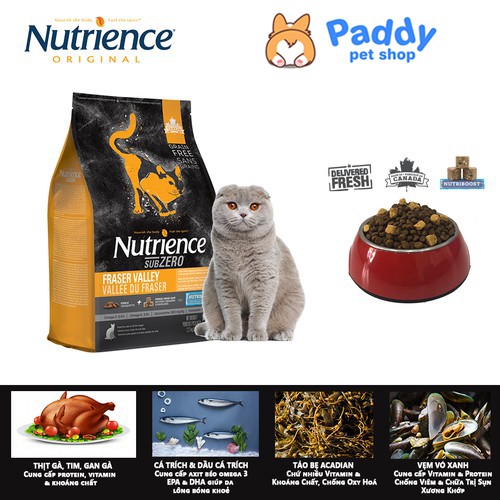 Hạt Nutrience SubZero Cho Mèo Mọi Độ Tuổi