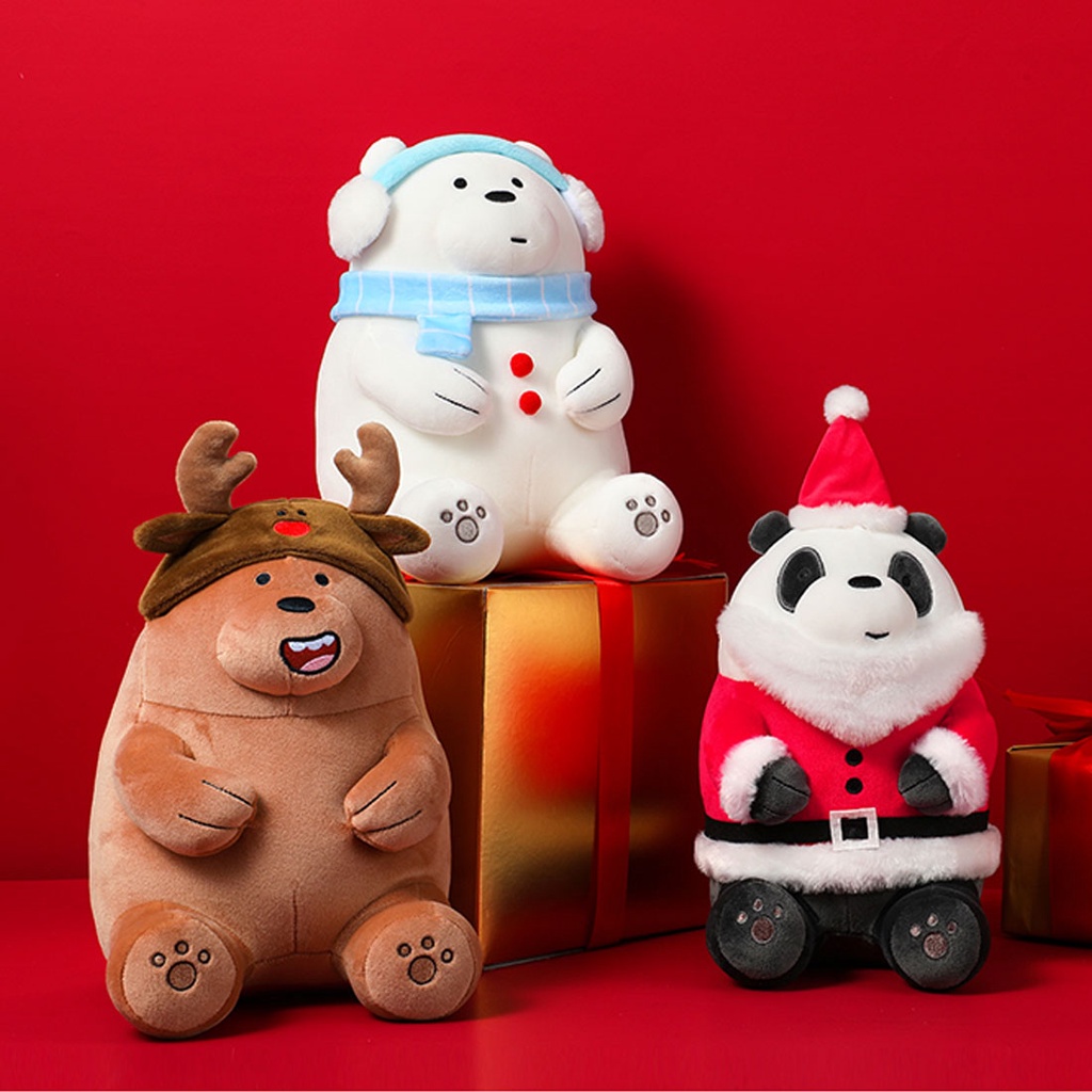 Đồ chơi Gấu bông Búp bê Thú nhồi bông gấu bông thú nhồi bông Thú nhồi bông We Bare Bears MINISO