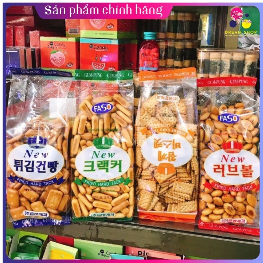 Bánh quy lúa mạch vị vừng Hàn Quốc Geum Pung 270g -Dreamshop.vn