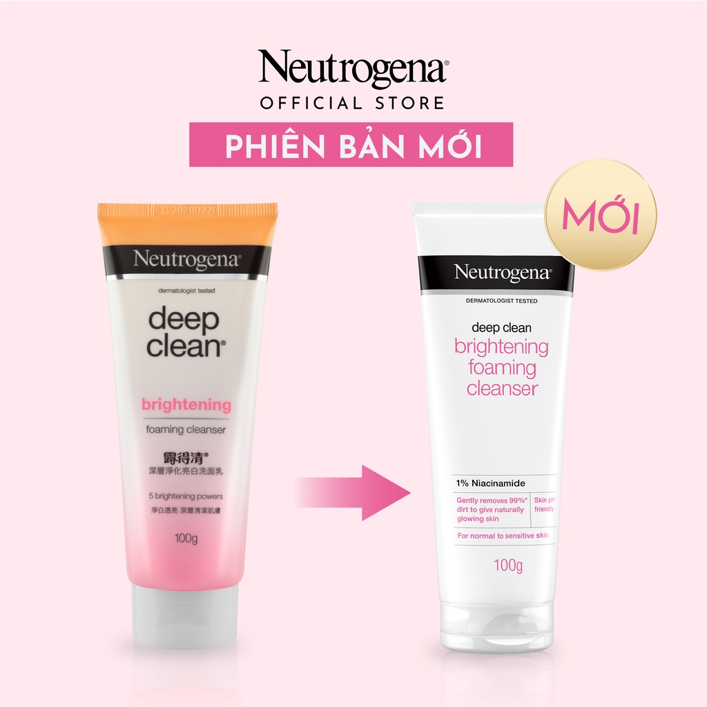 Sữa rửa mặt Neutrogena giúp sáng da 100g - 101005928