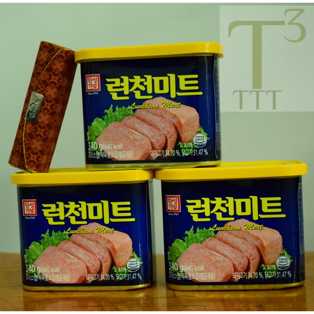 Thịt Heo Hộp Kiểu Mỹ, Thịt Hộp Ăn Liền, Thịt Hộp HanSung Hàn Quốc - HSD 08/2024 | BigBuy360 - bigbuy360.vn