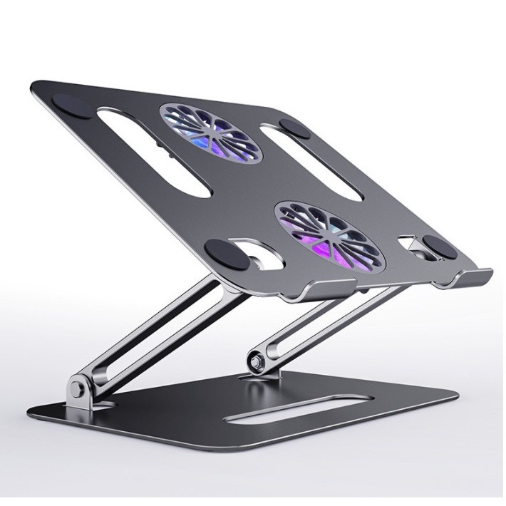 Giá đỡ để laptop stand notebook Macbook, laptop bằng hợp kim nhôm có thể điều chỉnh độ cao lên xuống  DIGIMIX