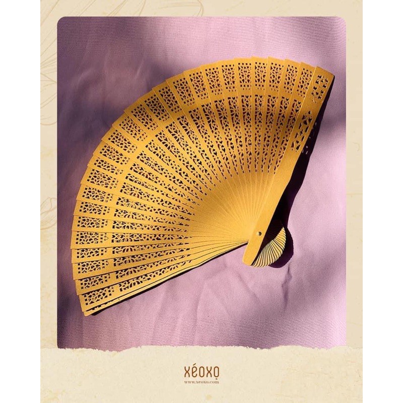 Xéo Xọ - Quạt gỗ màu sắc