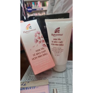 Kem tẩy tế bào chết hoa Anh Đào 180ml ⚡ CAO CẤP ⚡ Kem làm sạch bụi và bã nhờn, giúp da căng bóng mịn màng