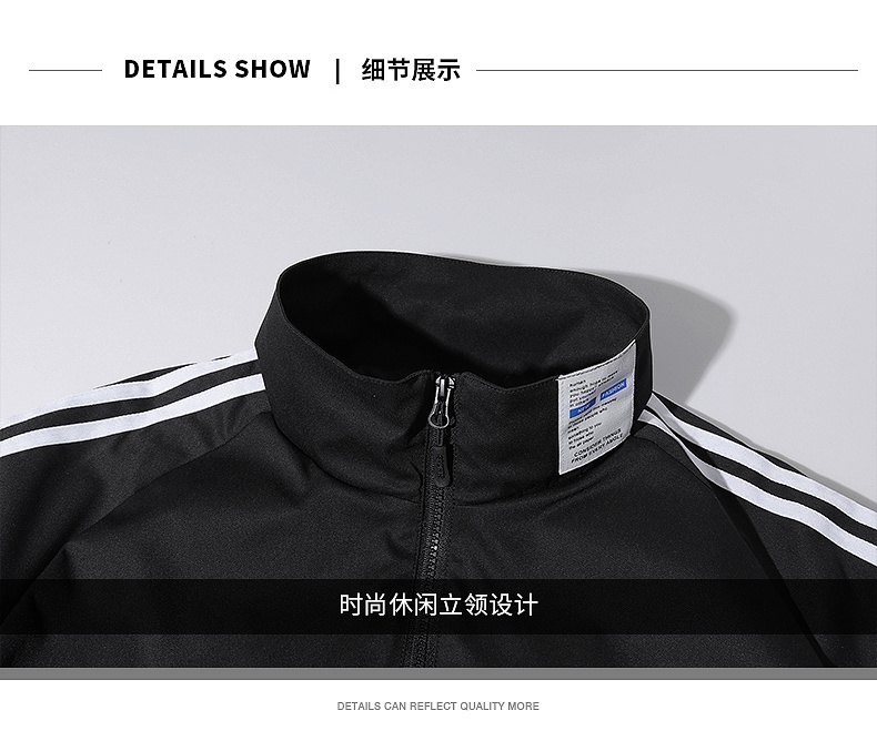 Áo khoác thể thao Adidas Bóng Chày kẻ sọc thời trang năng động tùy chọn màu sắc cho cặp đôi Nam Nữ