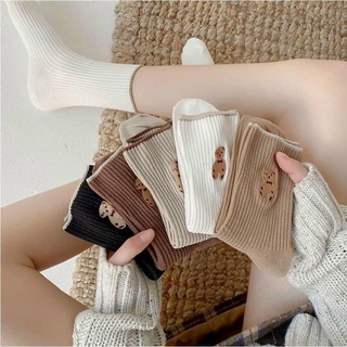 Set 6 đôi tất gấu cao cổ