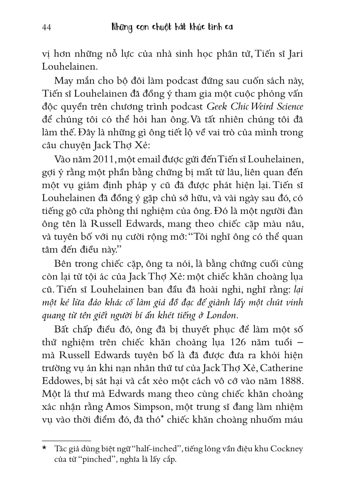 Sách Những Con Chuột Hát Khúc Tình Ca Và Những Câu Chuyện Kỳ Lạ Từ Thế Giới Khoa Học - The Mice Who Sing For Sex