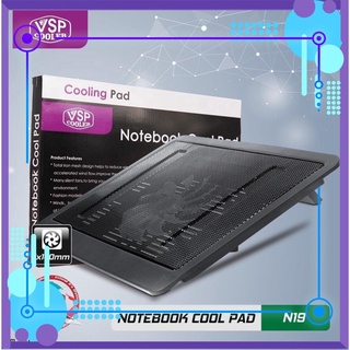 Đế tản nhiệt Laptop Cooler N19 (1FAN * 14CM) -HÀNG NHẬP KHẨU [BẢO HÀNH 12 THÁNG]