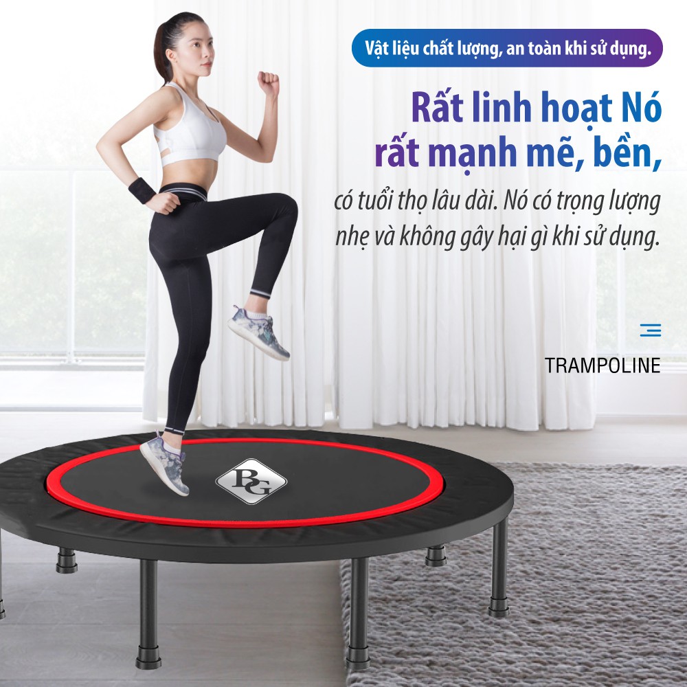 BG Sàn nhún 40 inch cao cấp không có tay vịn Trampoline