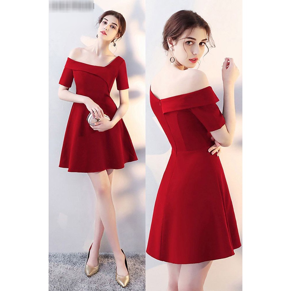 Zerasy - Đầm xòe lệch vai cổ cách điệu | BigBuy360 - bigbuy360.vn