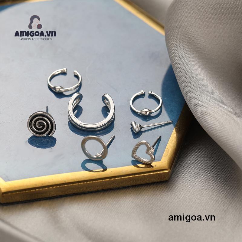 ✨✨Bộ Khuyên Tai Phong Cách Bohemian Retro Đơn Giản Thời Trang