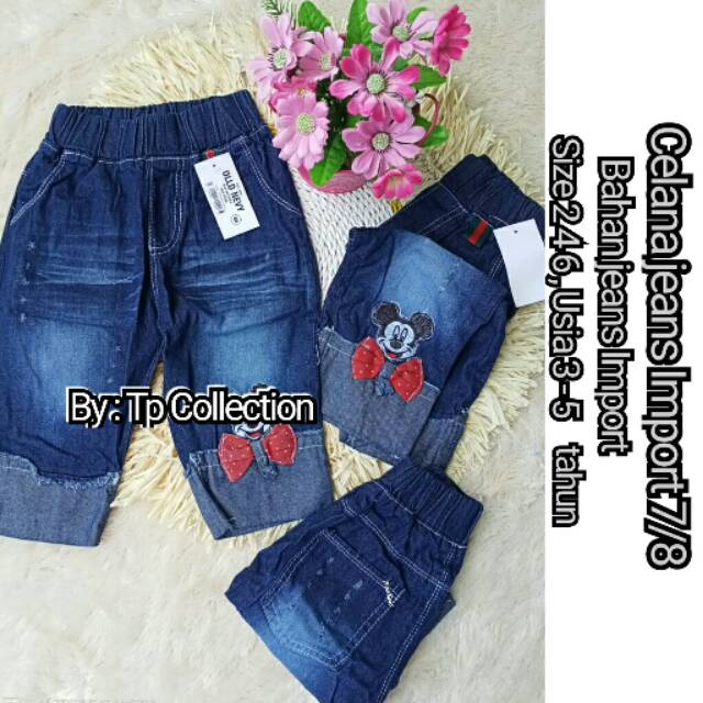 Quần Jeans Size 246-81013 / Age 3-8 Tuổi Nhập Khẩu Chất Lượng Cao