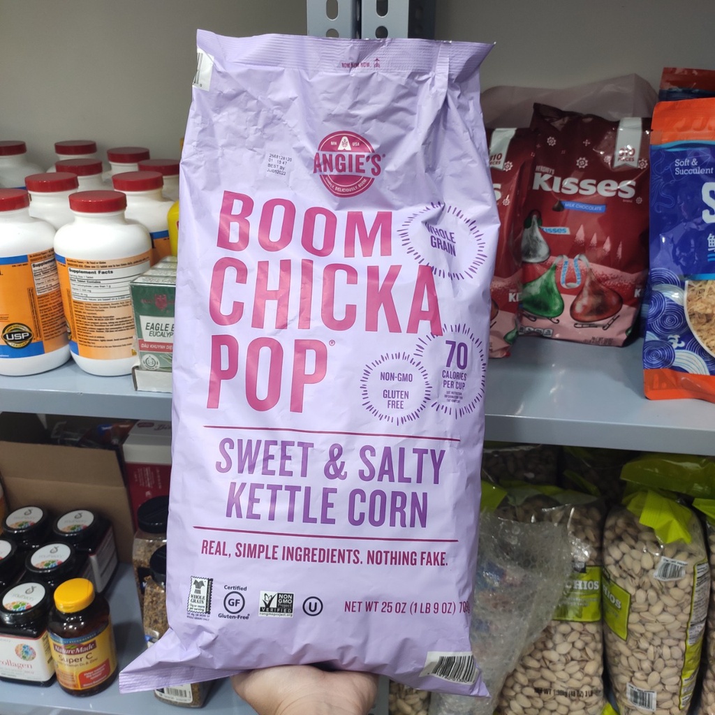 Bắp rang bơ Angie’s Boom Chicka Pop 709gr date 10/2022 - EDS Hàng Mỹ