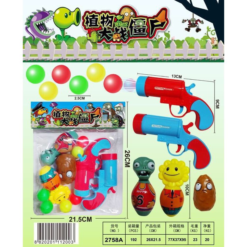 Đồ chơi bắn zoombie nhiều màu sắc ngộ nghĩnh cho bé quà tặng cho bé trẻ em