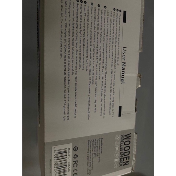 Loa bluetooth xm 520 20w vỏ gỗ xịn sò