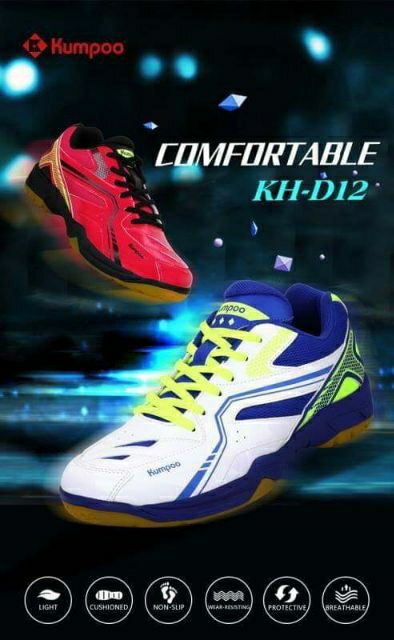 Giày cầu lông Kumpoo KH-D12 sale 2 màu