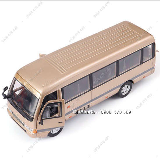 Xe Mô Hình Kim Loại Bus Toyota Coaster dài 20cm - Tỉ Lệ 1:32 - Shenghui - 7659.1