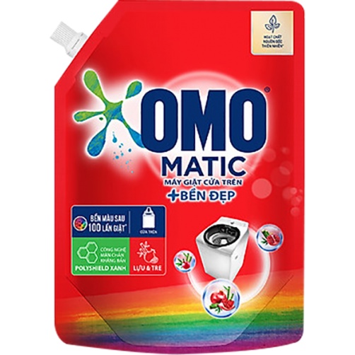 Nước giặt Omo cửa trên 2kg